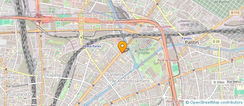 localisation de l'entreprise LOBAT  PARIS