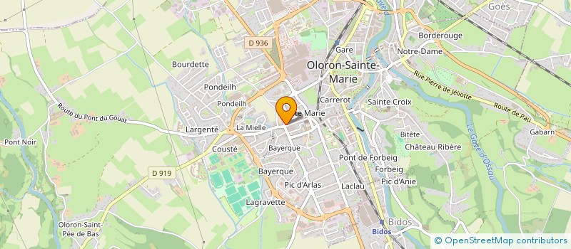 localisation de l'entreprise LOBATO LR  OLORON-SAINTE-MARIE