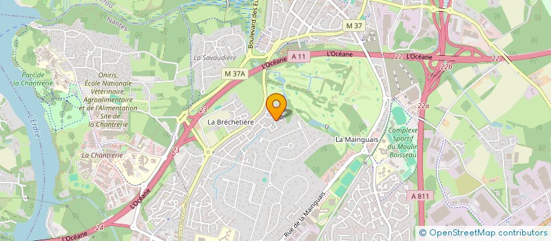 localisation de l'entreprise LOBB  CARQUEFOU