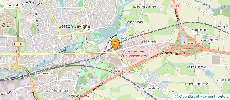 localisation de l'entreprise LOBBYMO  CESSON-SEVIGNE