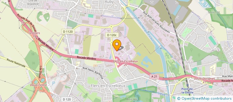 localisation de l'entreprise LOBE  FLERS EN ESCREBIEUX