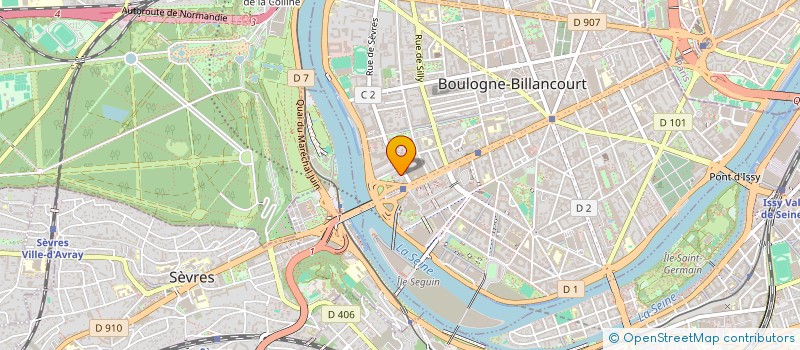 localisation de l'entreprise LOBE CONSULTING  BOULOGNE-BILLANCOURT