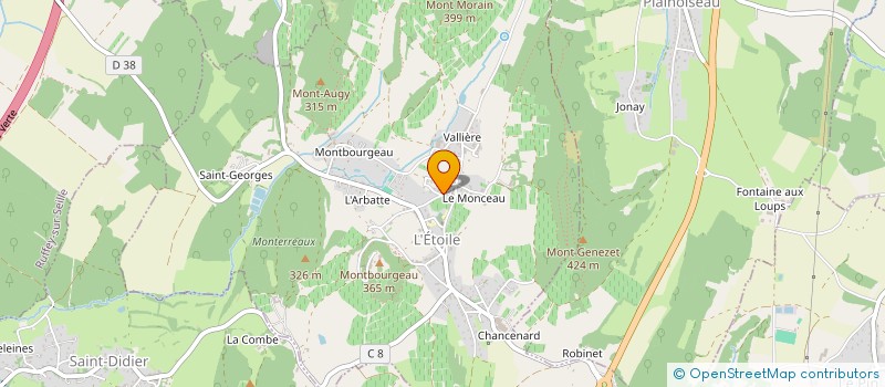 localisation de l'entreprise LOBEA  L'ETOILE