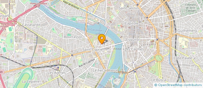 localisation de l'entreprise LOBEL  TOULOUSE