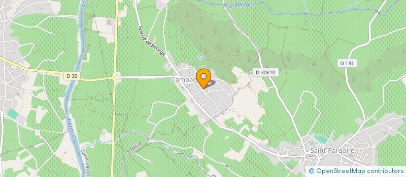 localisation de l'entreprise LOBELIA à LE POUGET