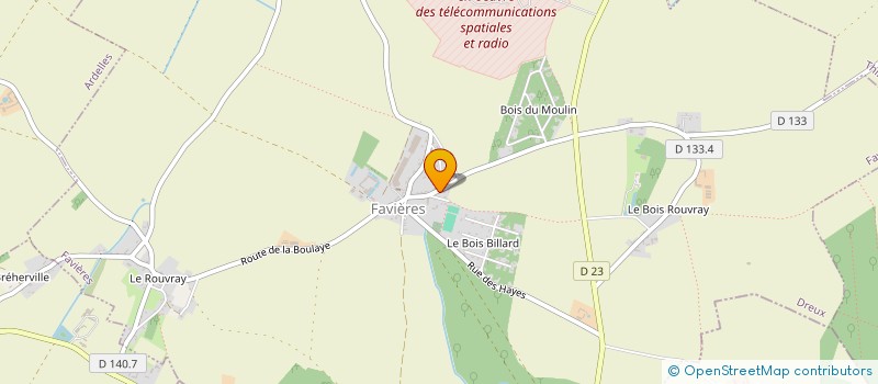 localisation de l'entreprise LOBENCOR VTC à FAVIERES