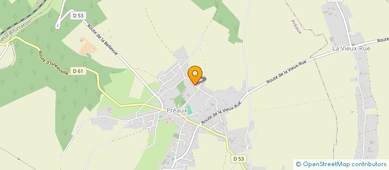 localisation de l'entreprise LOBENI  PREAUX