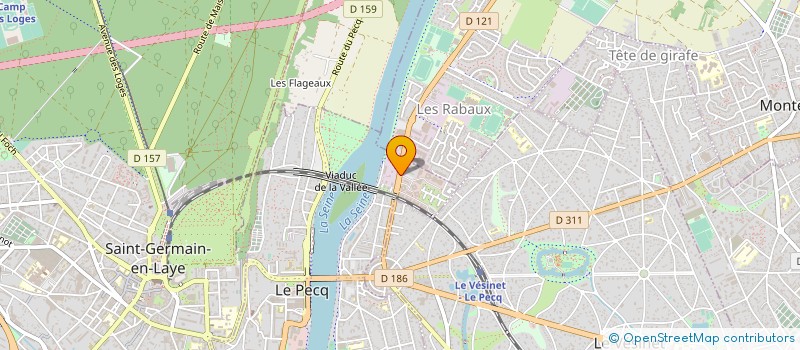 localisation de l'entreprise LOBER  LE PECQ