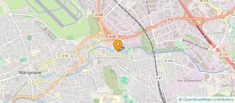 localisation de l'entreprise LOBERA  SAINT-VICTORET