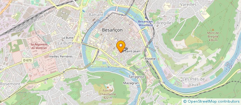 localisation de l'entreprise LOBERADA à BESANCON