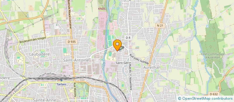 localisation de l'entreprise LOBERT  TARBES