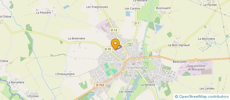 localisation de l'entreprise LOBEXA  VIEILLEVIGNE