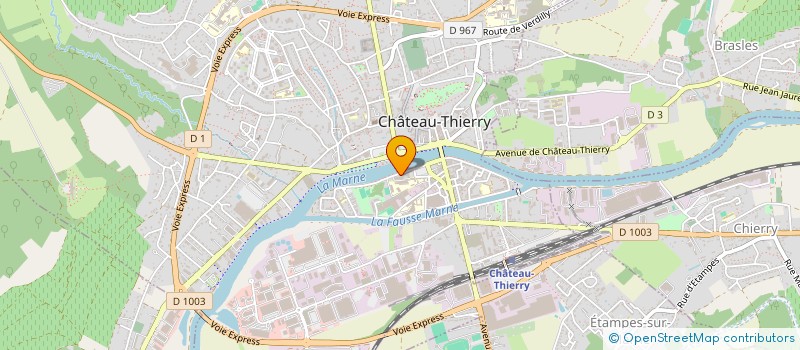 localisation de l'entreprise LOBGEOIS DEUX à CHATEAU THIERRY