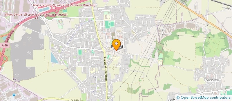 localisation de l'entreprise LOBI  ROMANECHE-THORINS