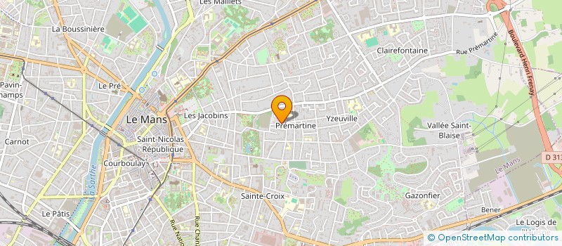 localisation de l'entreprise LOBIE-GOSP N' JAZZOU  LE MANS