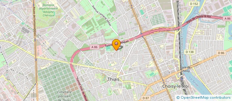 localisation de l'entreprise LOBIKA à THIAIS