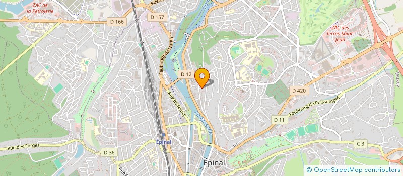 localisation de l'entreprise LOBIS à EPINAL
