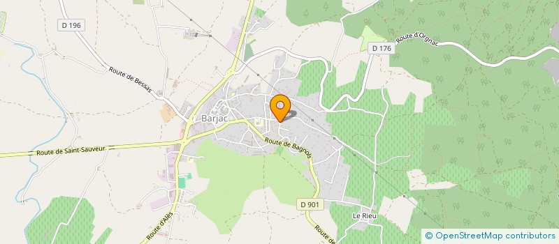 localisation de l'entreprise LOBISCOPE à BARJAC