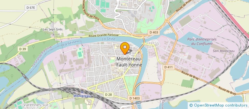 localisation de l'entreprise LOBO CRUZ à MONTEREAU-FAULT-YONNE