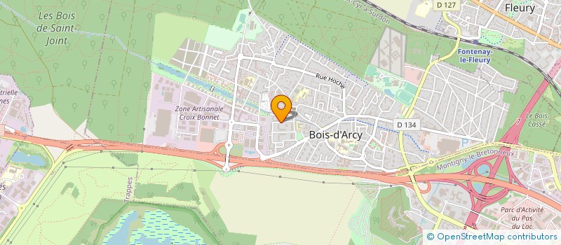 localisation de l'entreprise LOBO TP  BOIS-D'ARCY