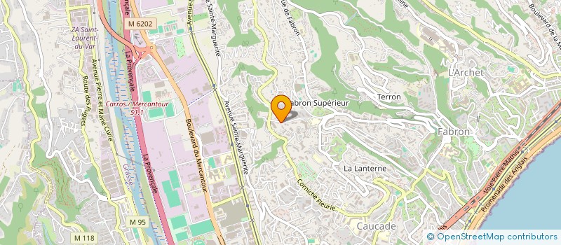 localisation de l'entreprise LOBODEN à NICE