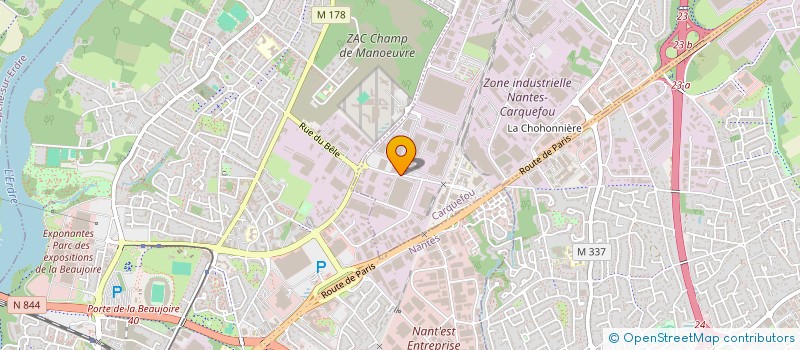 localisation de l'entreprise LOBORNE INVEST  CARQUEFOU