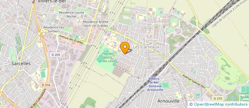 localisation de l'entreprise LOBOSERVICES  ARNOUVILLE