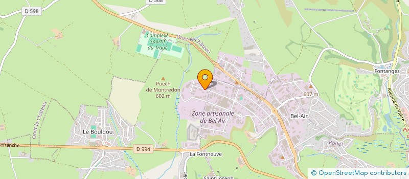 localisation de l'entreprise LOC 12  DRUELLE BALSAC