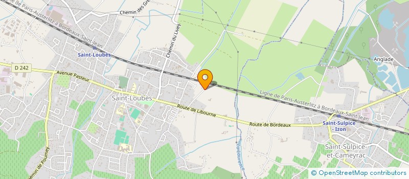 localisation de l'entreprise LOC 16BIS  SAINT-LOUBES