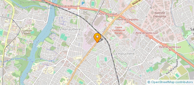 localisation de l'entreprise LOC'44 à NANTES