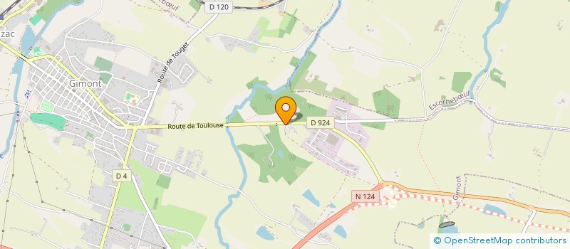 localisation de l'entreprise LOC +  GIMONT