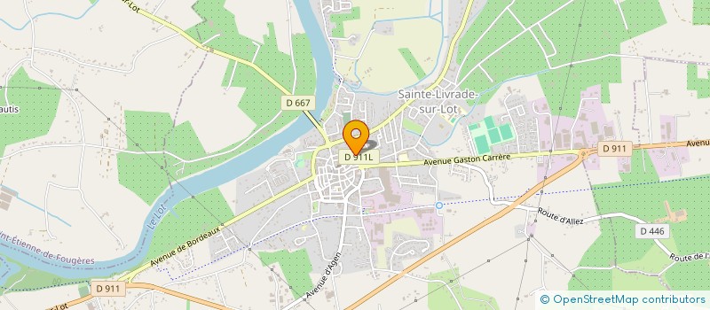 localisation de l'entreprise LOC 47 TP à SAINTE LIVRADE SUR LOT