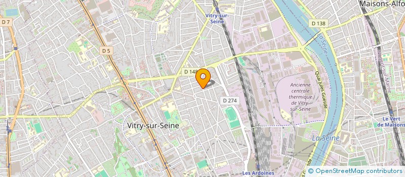 localisation de l'entreprise LOC-A-TALMA  VITRY-SUR-SEINE