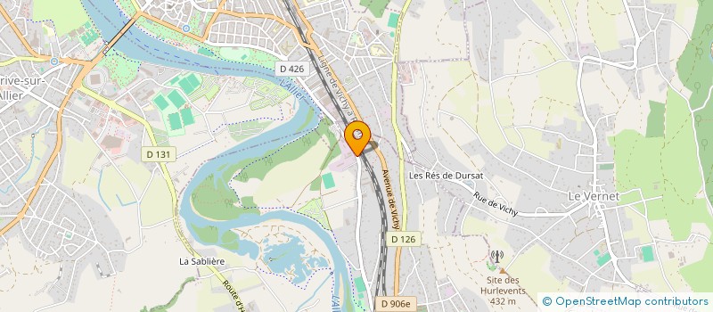 localisation de l'entreprise LOC ABREST  ABREST