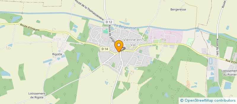 localisation de l'entreprise LOC'ACTIF 45  VIENNE-EN-VAL