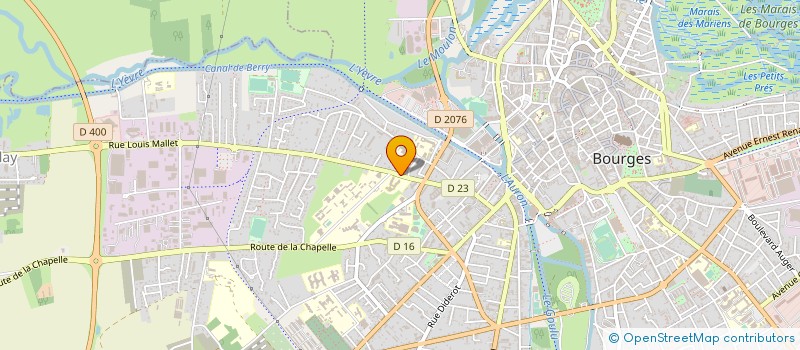 localisation de l'entreprise LOC-AERO FRANCE  BOURGES