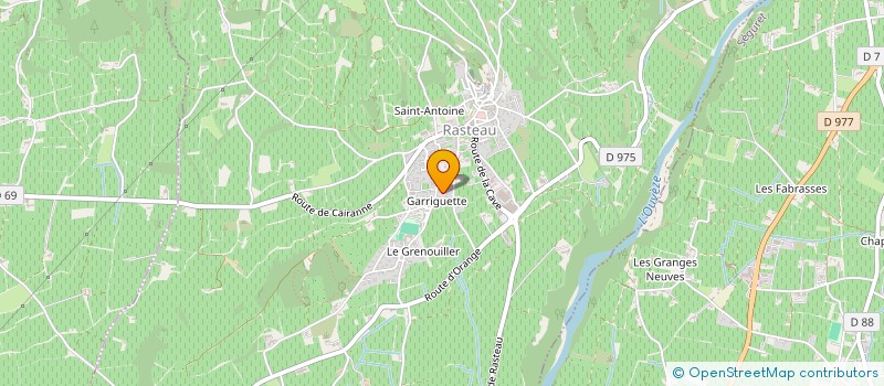 localisation de l'entreprise LOC'AL  RASTEAU