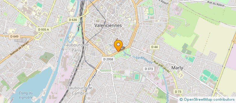 localisation de l'entreprise LOC'ALARM  VALENCIENNES