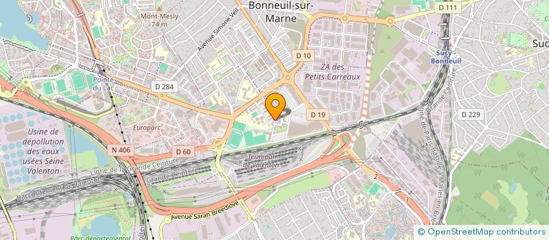 localisation de l'entreprise LOC'ALLIANS TRANSPORT  BONNEUIL-SUR-MARNE