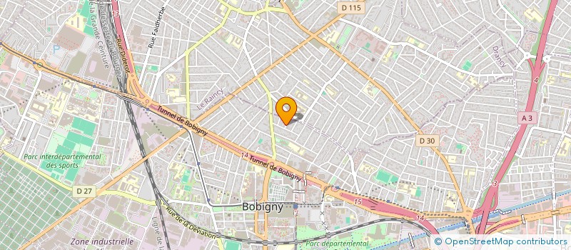 localisation de l'entreprise LOC'ALPES à BOBIGNY