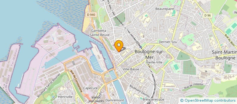 localisation de l'entreprise LOC AND DOC à BOULOGNE-SUR-MER