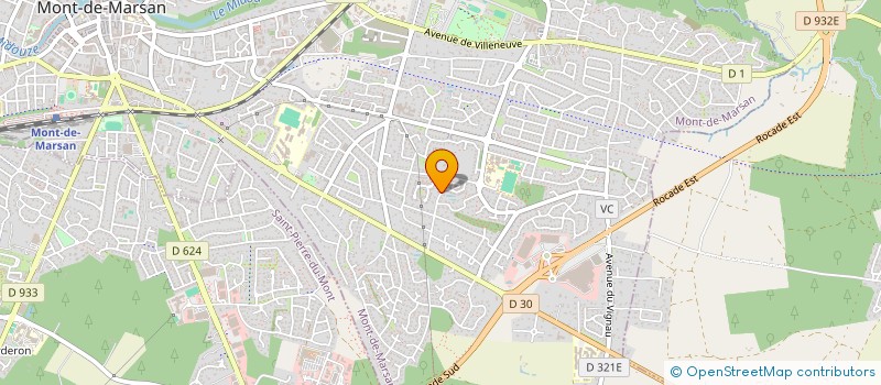 localisation de l'entreprise LOC'AP à MONT-DE-MARSAN
