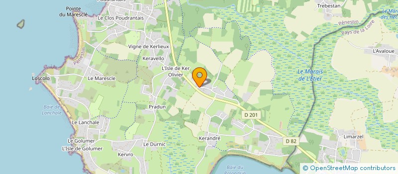 localisation de l'entreprise LOC'APY  PENESTIN