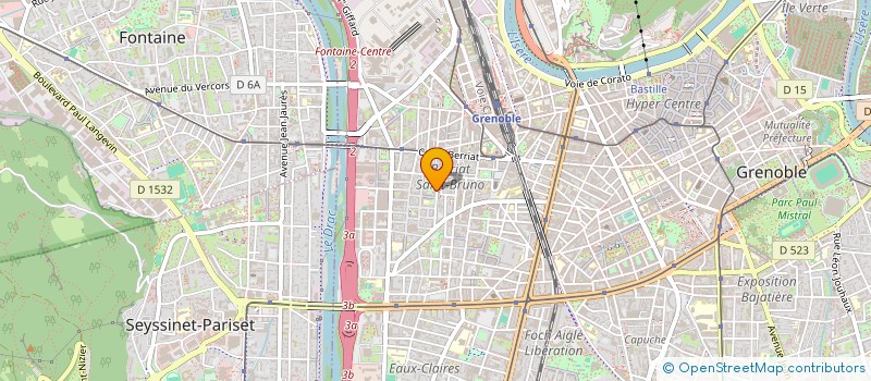 localisation de l'entreprise LOC'ART  GRENOBLE
