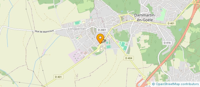 localisation de l'entreprise LOC'ARTEMIS  LONGPERRIER