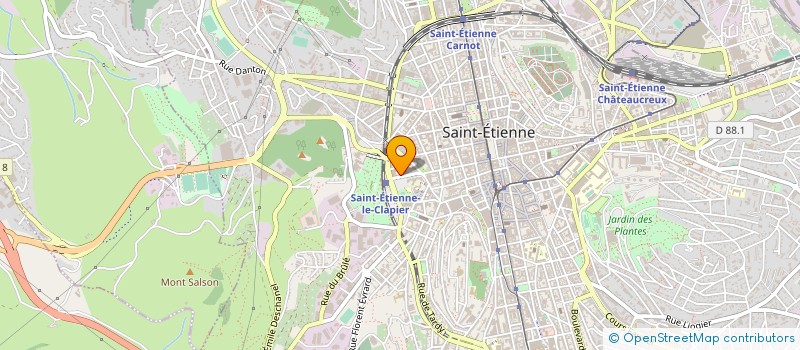 localisation de l'entreprise LOC'ASSIETTE  SAINT-ETIENNE