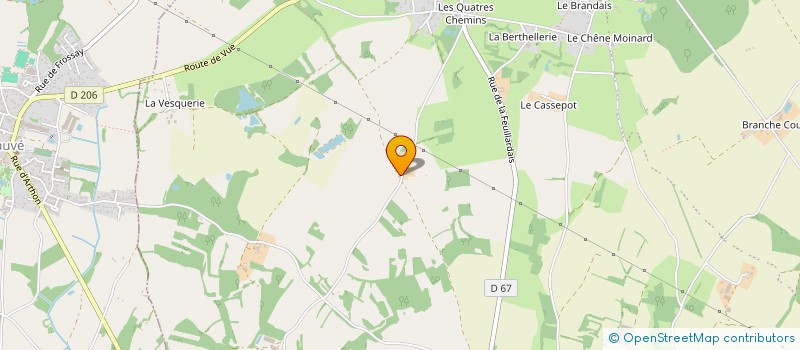 localisation de l'entreprise LOC - ATHOU  CHAUMES-EN-RETZ