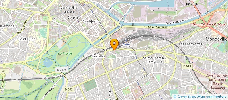localisation de l'entreprise LOC'AUTO 14 à CAEN