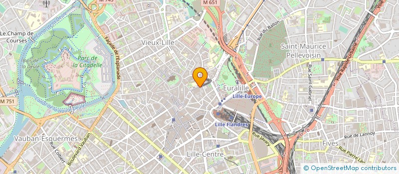 localisation de l'entreprise LOC-AUTO  VILLENEUVE-D'ASCQ