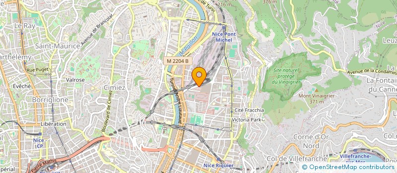 localisation de l'entreprise LOC AUTO PRESTIGE à NICE